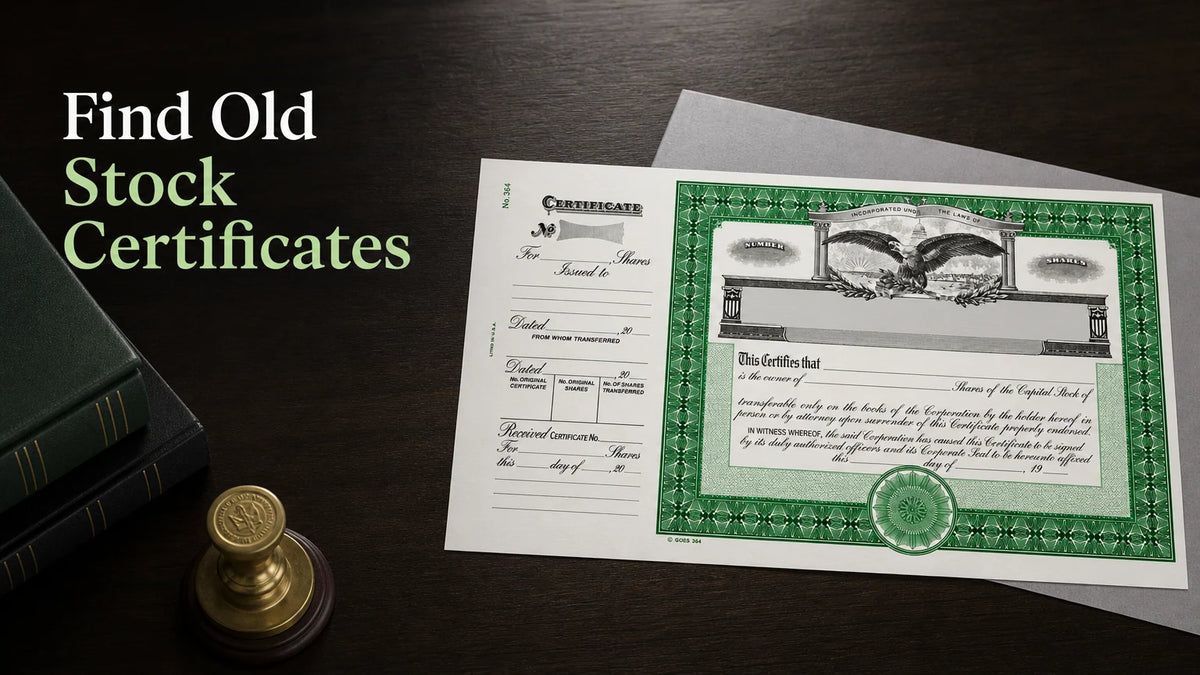 How to Look Up Old Stock Certificates: A Practical Guide