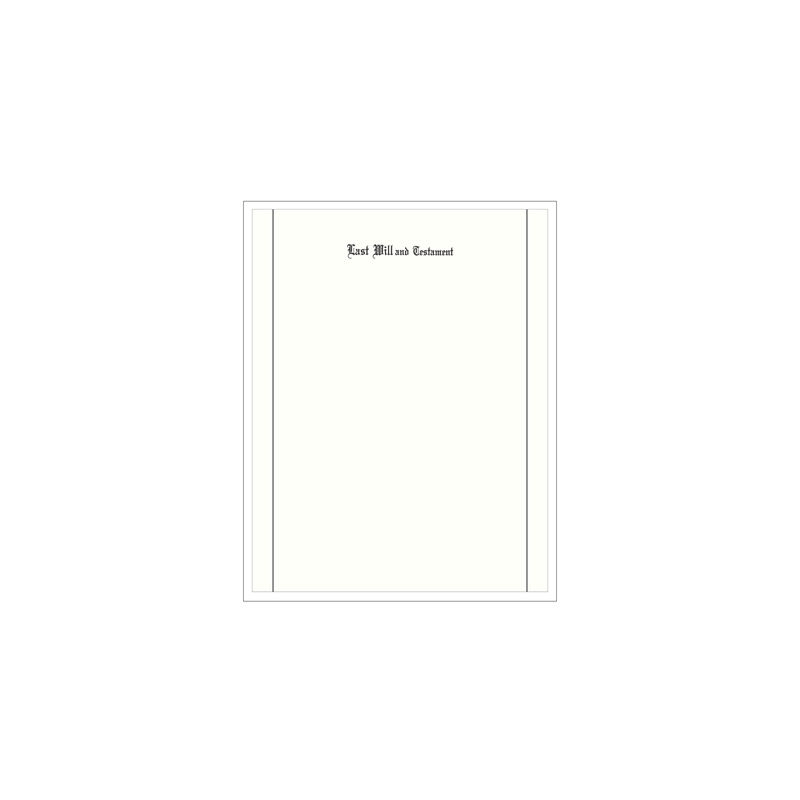 Black Ruled Specialty Will Paper