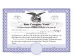 Corporation Stock Certificates