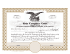 Corporation Stock Certificates