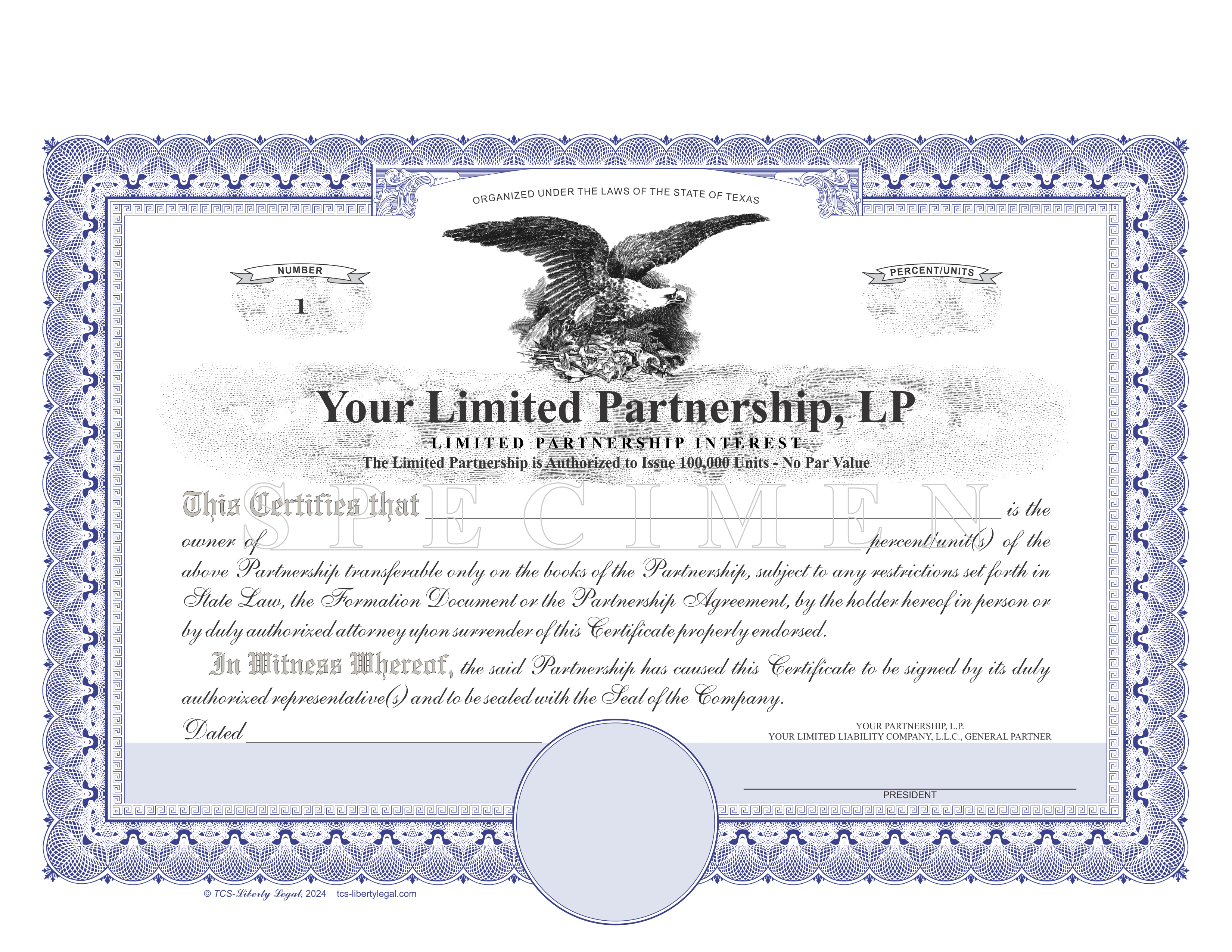 Limited Partnership Certificates (LP)