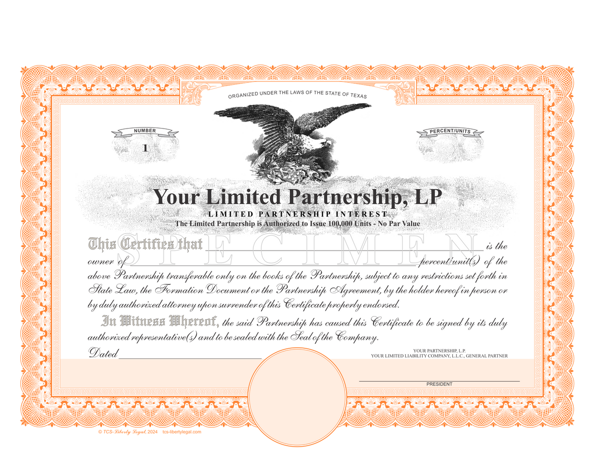 Limited Partnership Certificates (LP)
