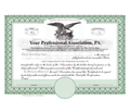 Printed Liberty Legal Eagle Certificates