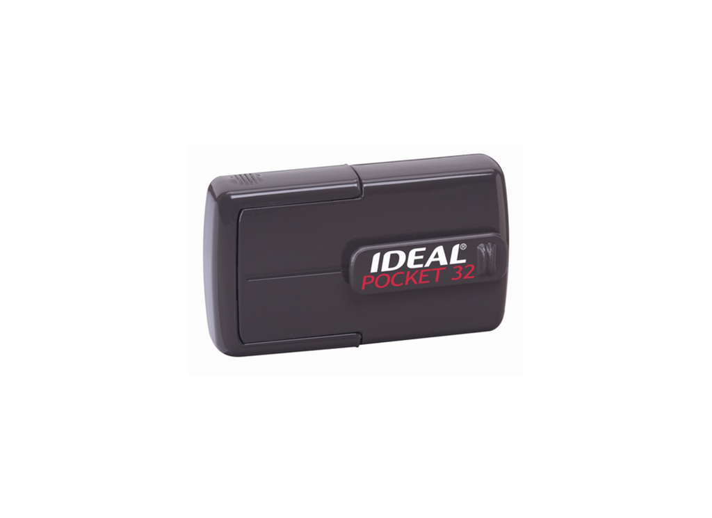 Ideal Pocket 32 Self Inking Stamp; 1-1/4" x 1-1/4"