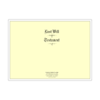 Product #4402 Legal Size Testament Ledger Will Covers