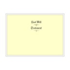 Product #4402 Legal Size Testament Ledger Will Covers