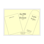 Product #4404 Legal Size Testament Ledger Will Kit Engraved "Last Will and Testament"