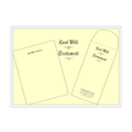 Product #4406 Letter Size Testament Ledger Will Kit Engraved "Last Will and Testament"