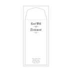 Product #4409 Pebble Finish Will Envelopes Engraved "Last Will and Testament"