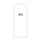 Product #4410 Pebble Finish Will Envelopes Engraved "Will"