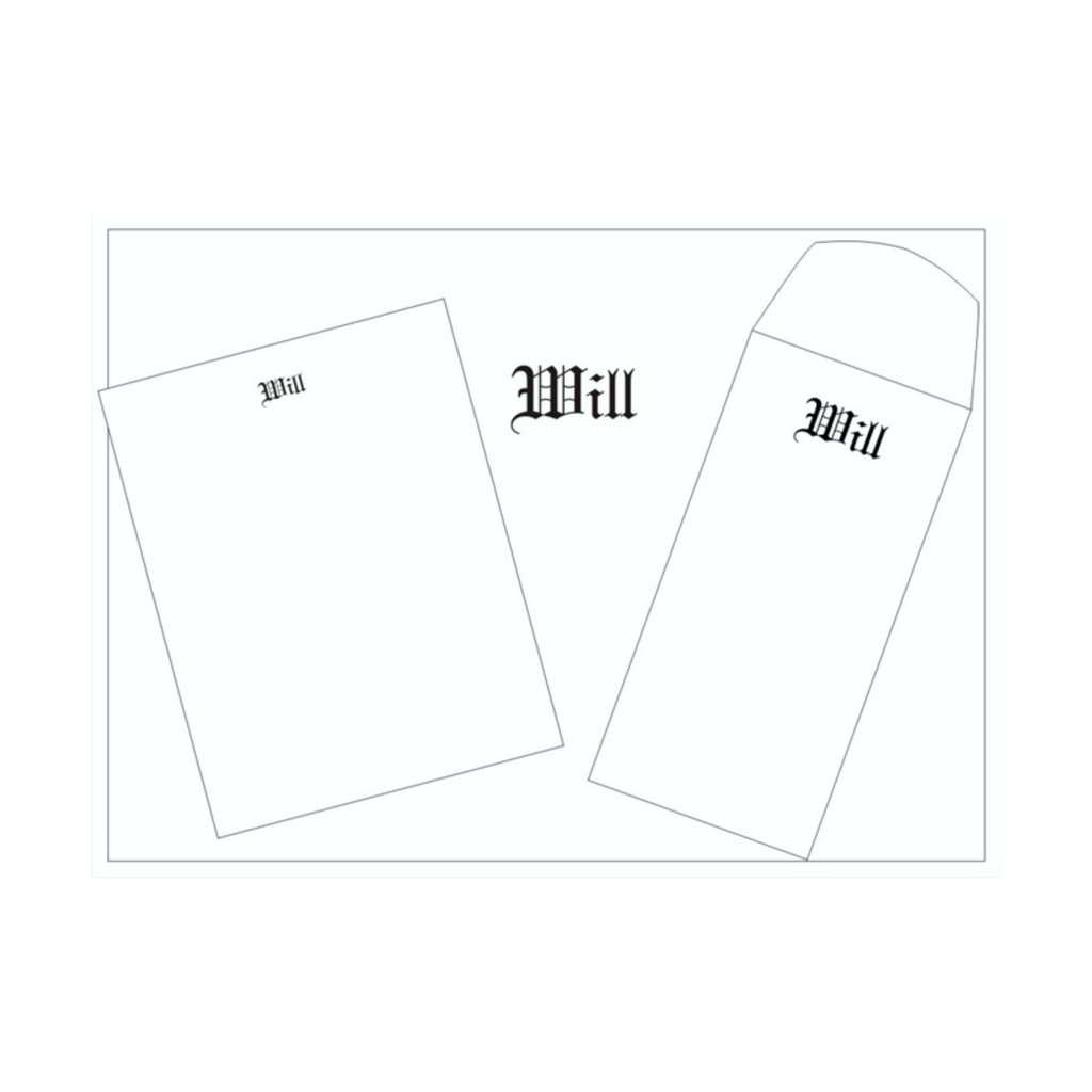 Product #4414 Letter Size Pebble Finish Will Kit Engraved “Will”