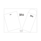 Product #4414 Letter Size Pebble Finish Will Kit Engraved “Will”