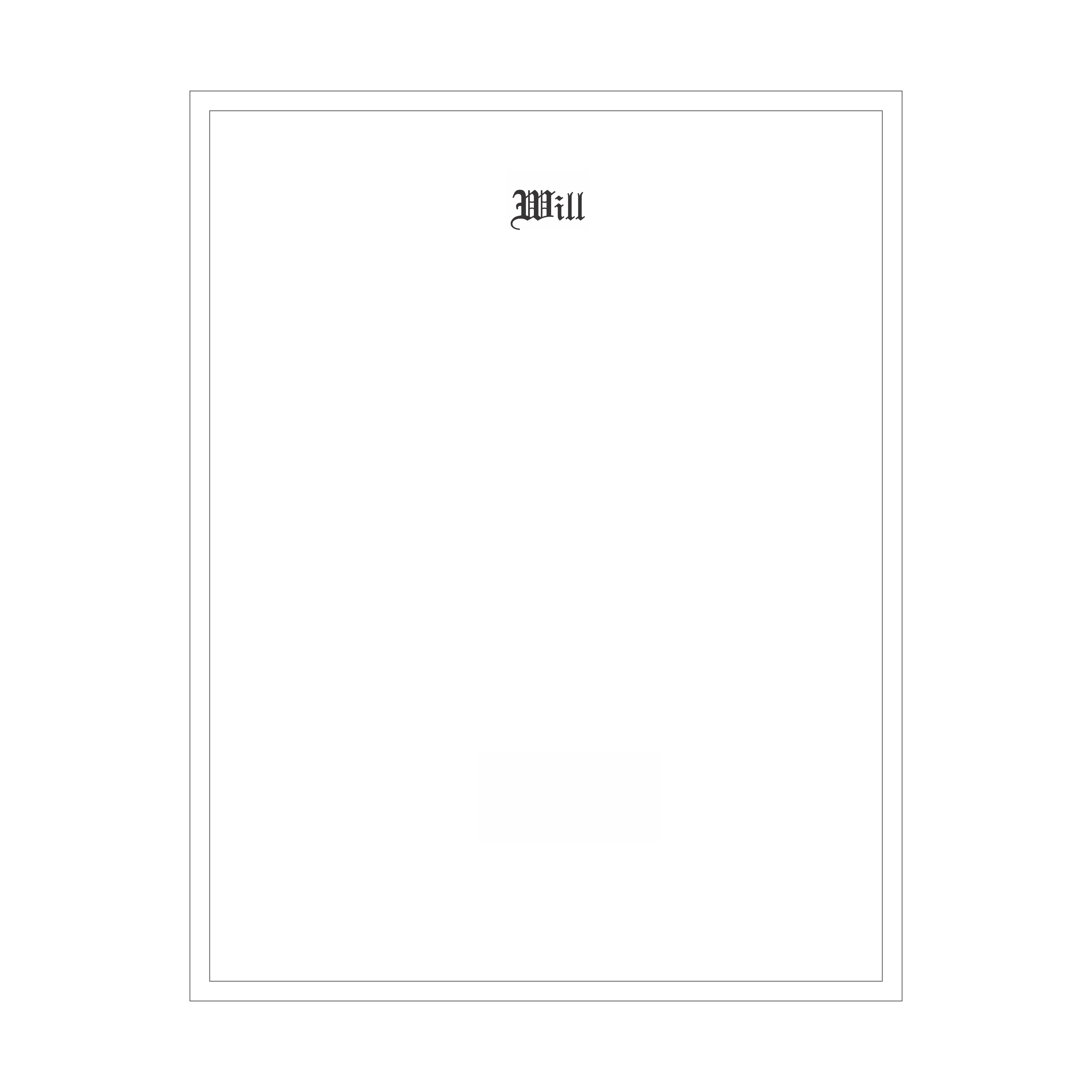 Product #4427 Letter Size Will First Sheets