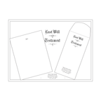 Product #4437 Letter Size Pebble Finish Will Kit Engraved "Last Will and Testament"
