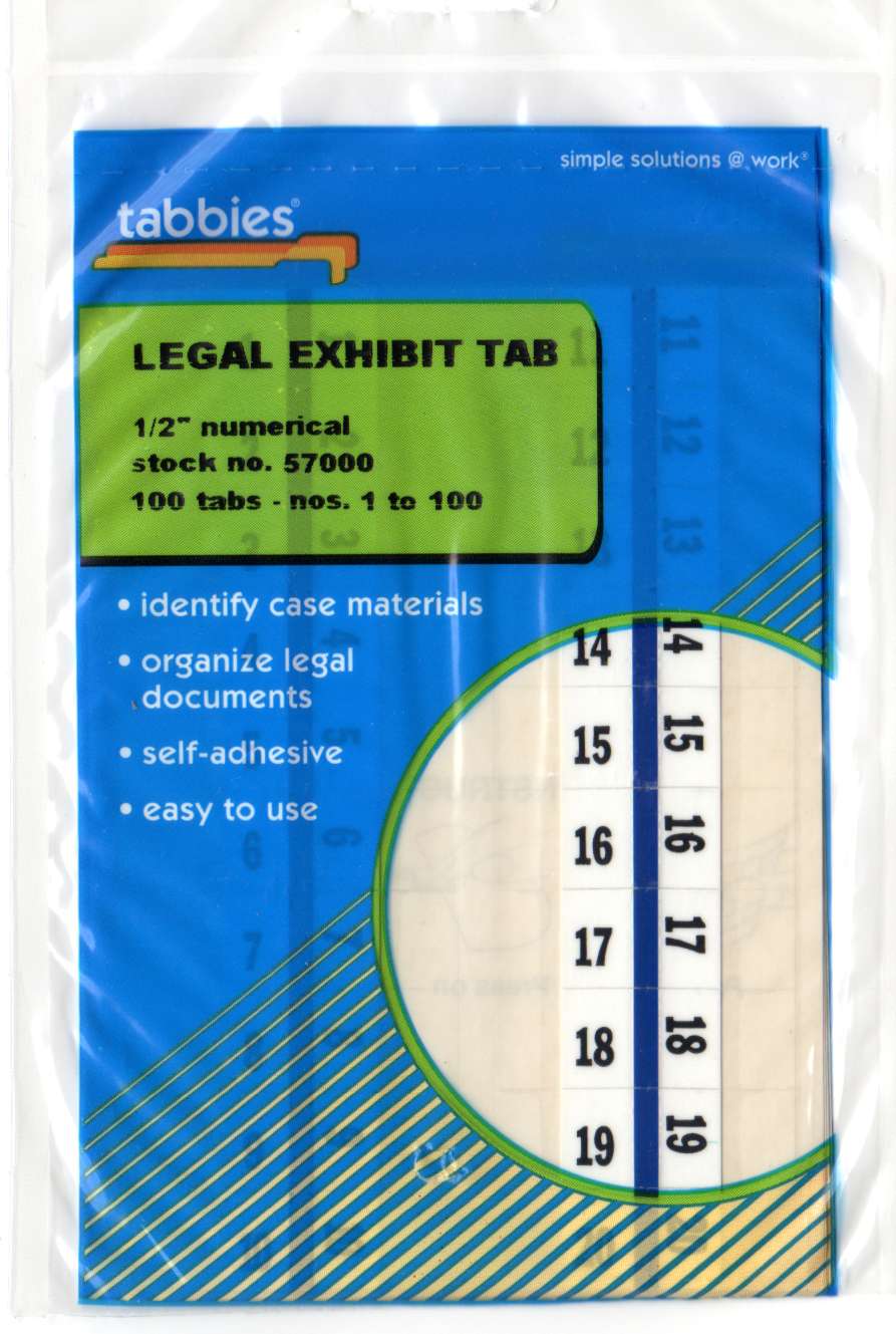 Tabbies 57000 (Numbers 1 - 100)