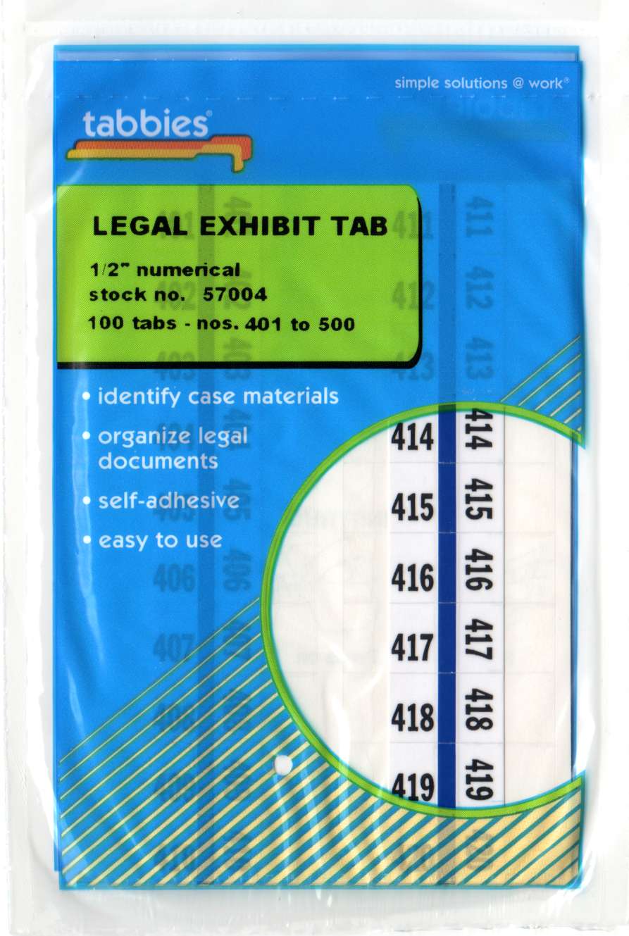 Tabbies 57004 (Numbers 401 - 500)