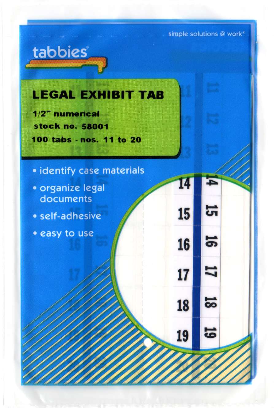 Tabbies 58001 (Numbers 11 - 20)