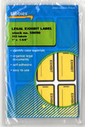 58090 Exhibit Yellow Labels
