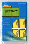 58094 Plaintiff's Exhibit Yellow Labels