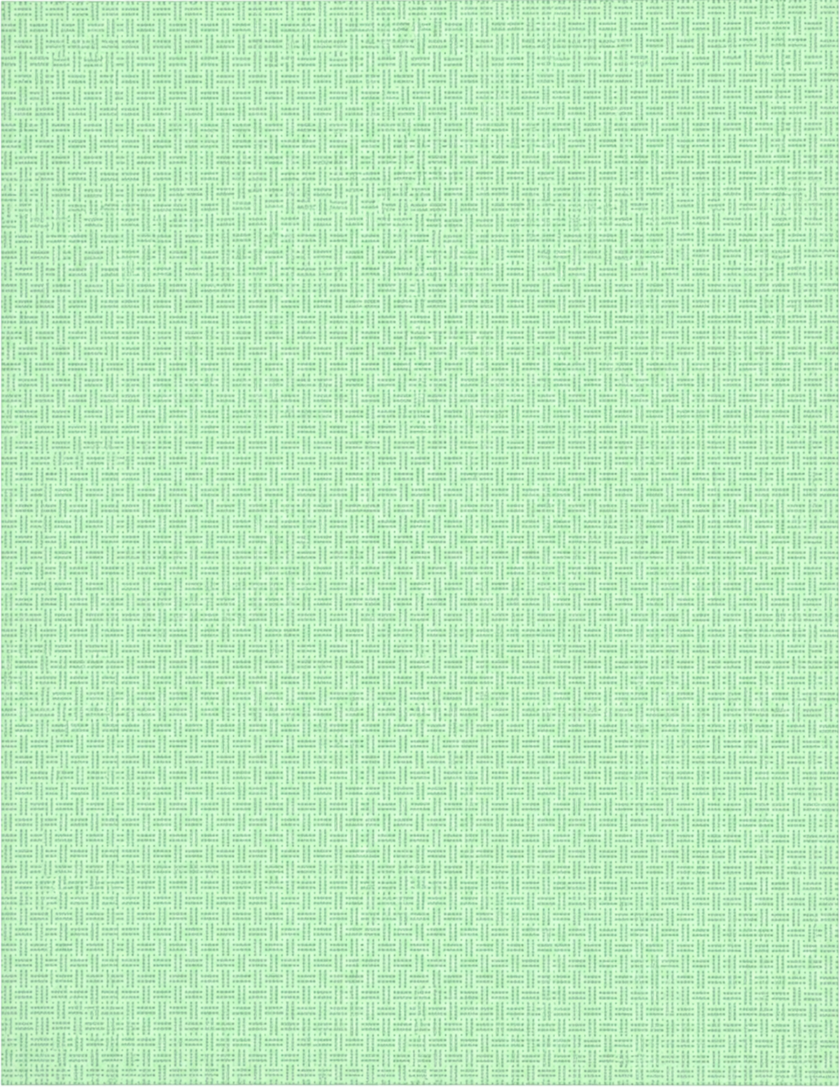 Product #870G Letter Size Green Security Paper, 100 Qty