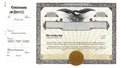 Goes 073 Certificates; Qty. 100