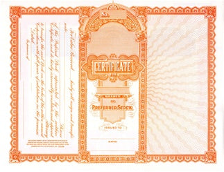 Goes 503 Certificates; Qty. 100