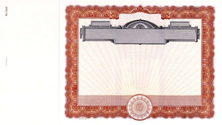 Goes 505 Certificates; Qty. 100