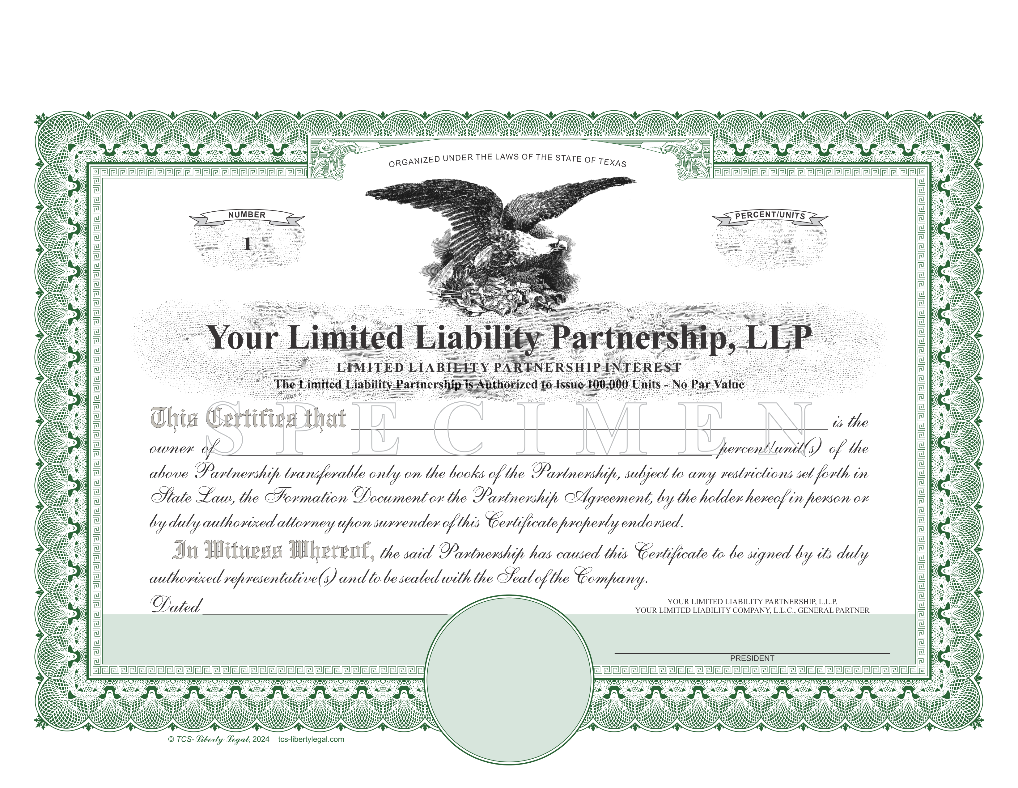 Limited Liability Partnership Certificates (LLP)