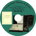 Corporation Minutes & Bylaws on Compact Disc