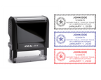 Texas Notary on Ideal 4914 Self Inking Stamp