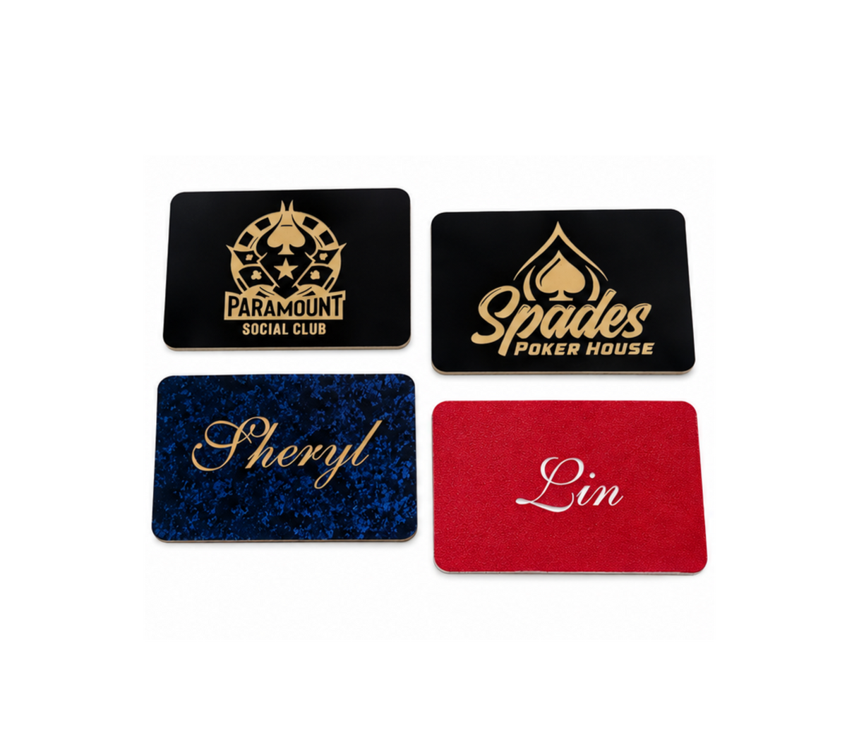 Engraved Card 2.25" x 3.5"; 1/16" Thick