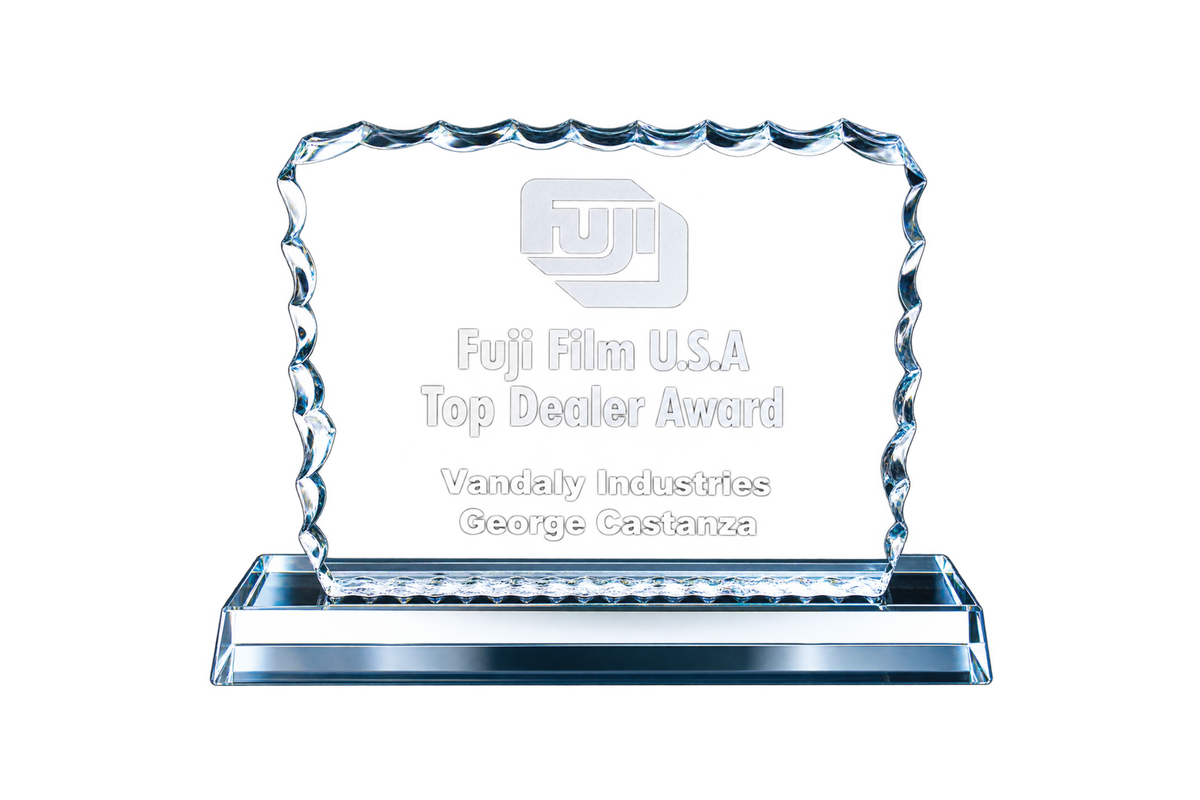 Engraved Cracked Ice Award