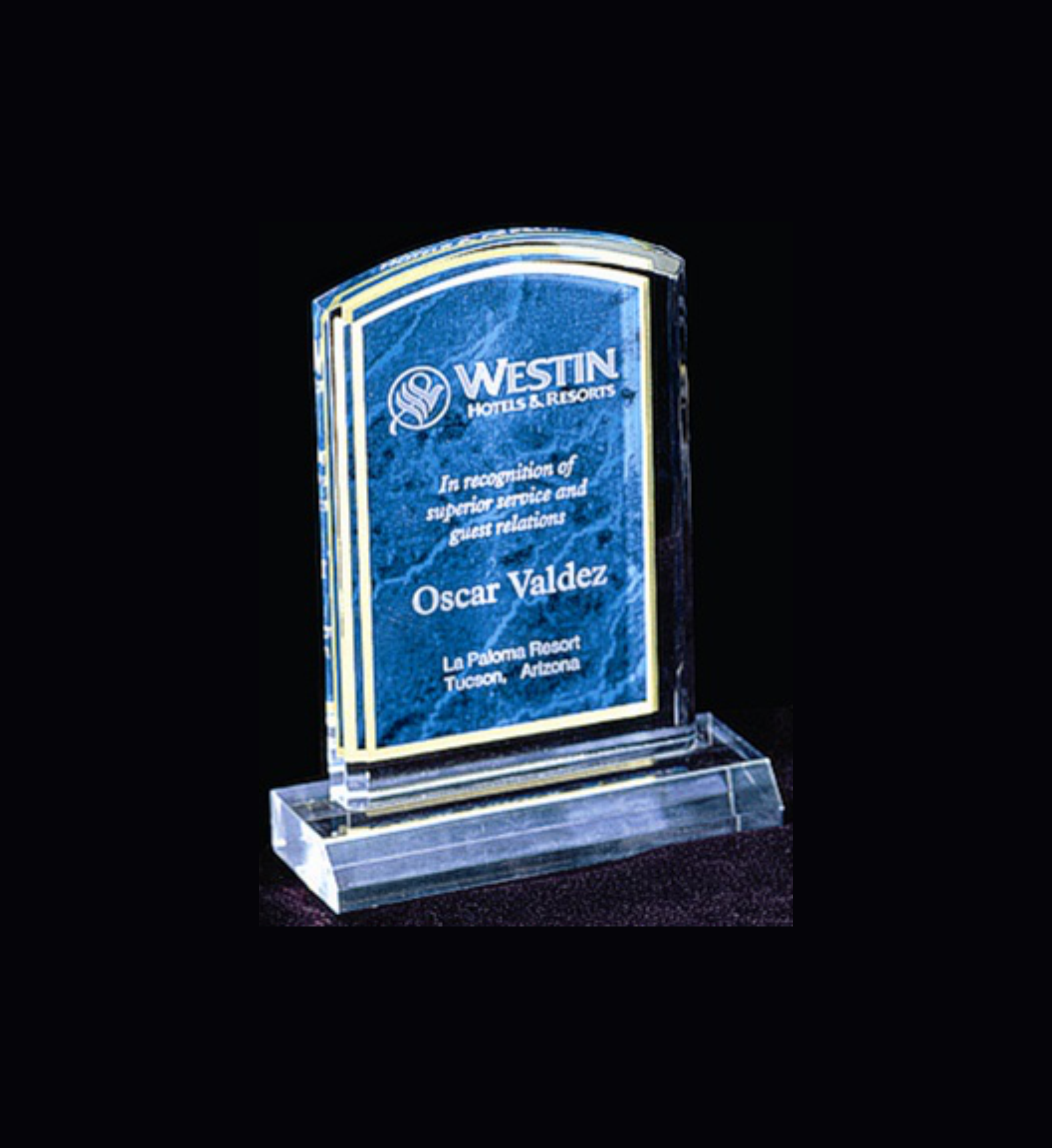 Engraved Marble Image Award