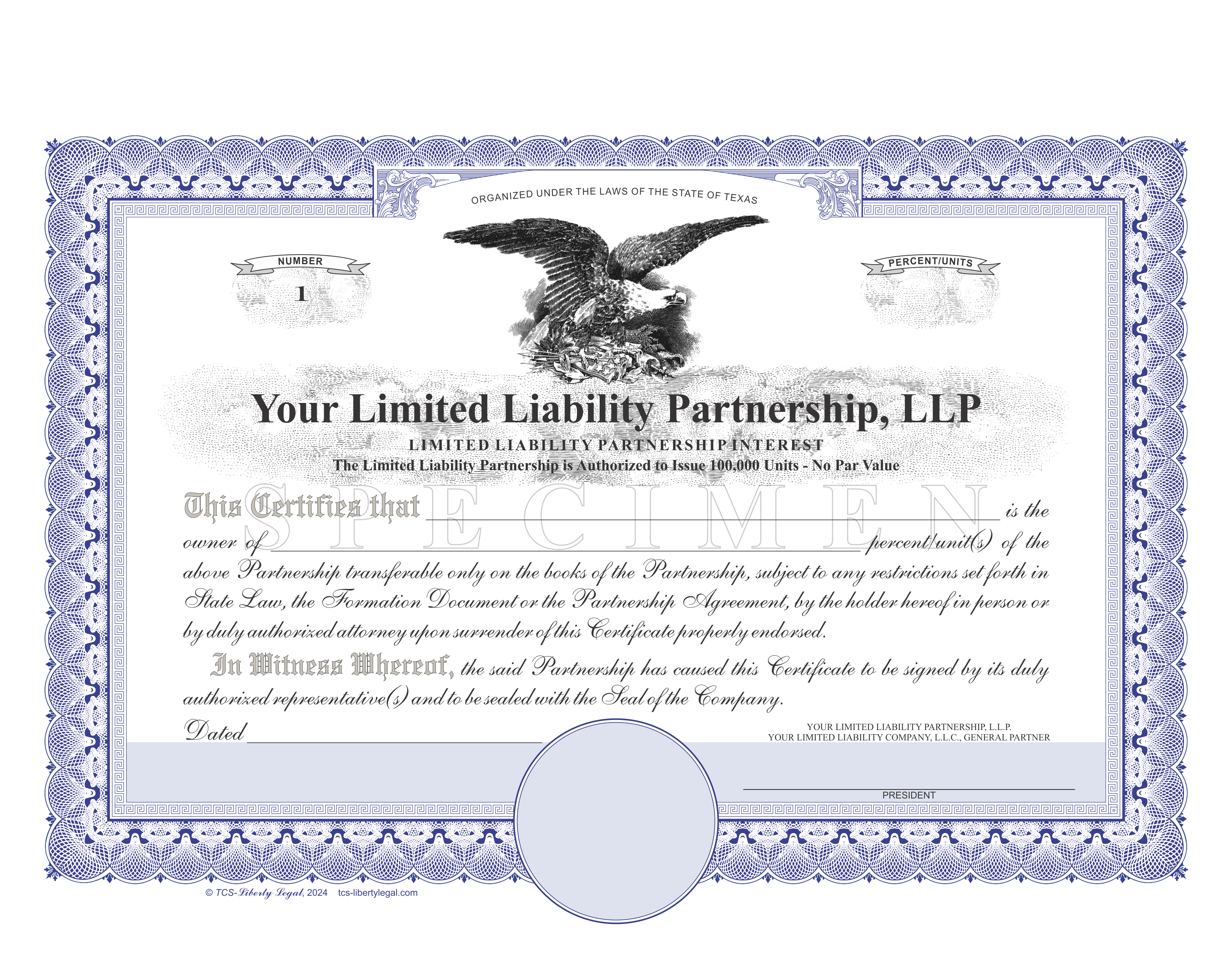 Limited Liability Partnership Certificates (LLP)