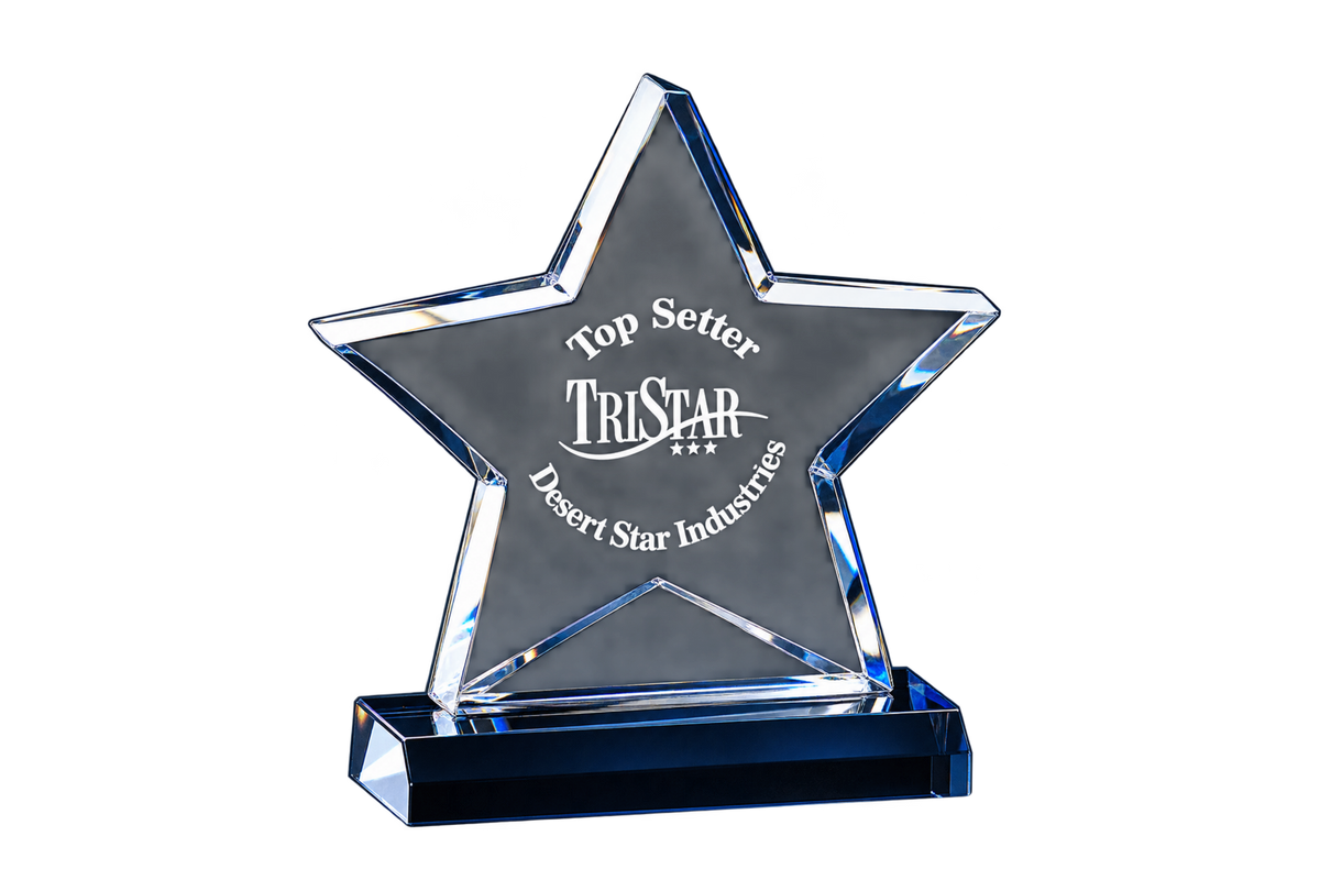Engraved Star Award
