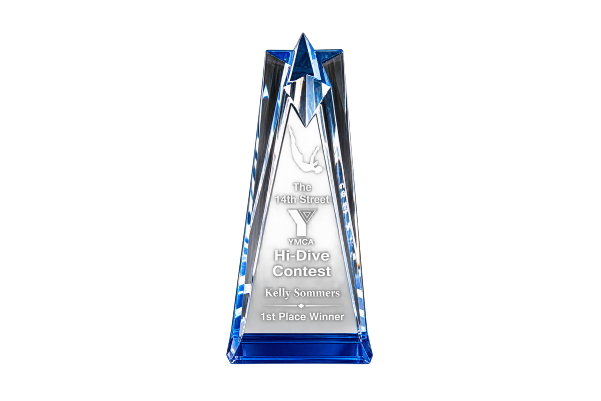 Engraved Star Tower Award